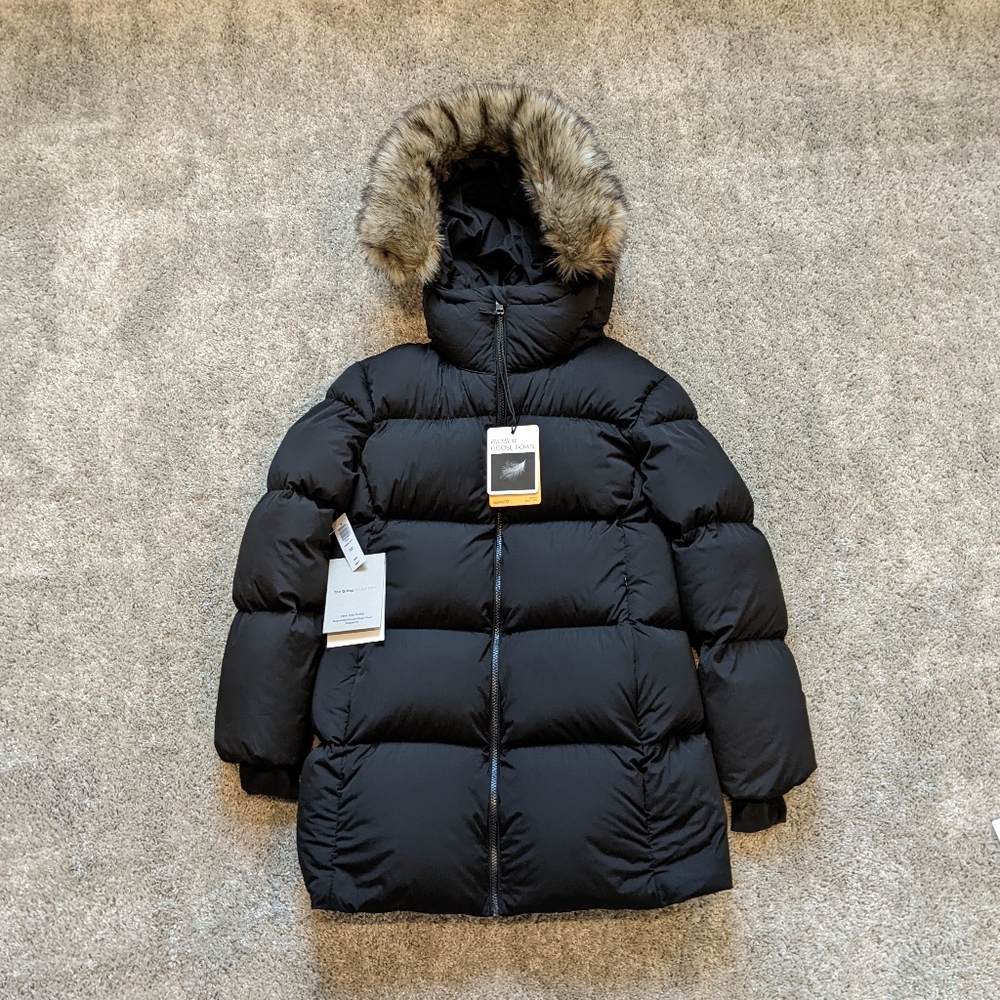 NWT Aritzia Babaton Park City Mid Puffer in Black Size XS